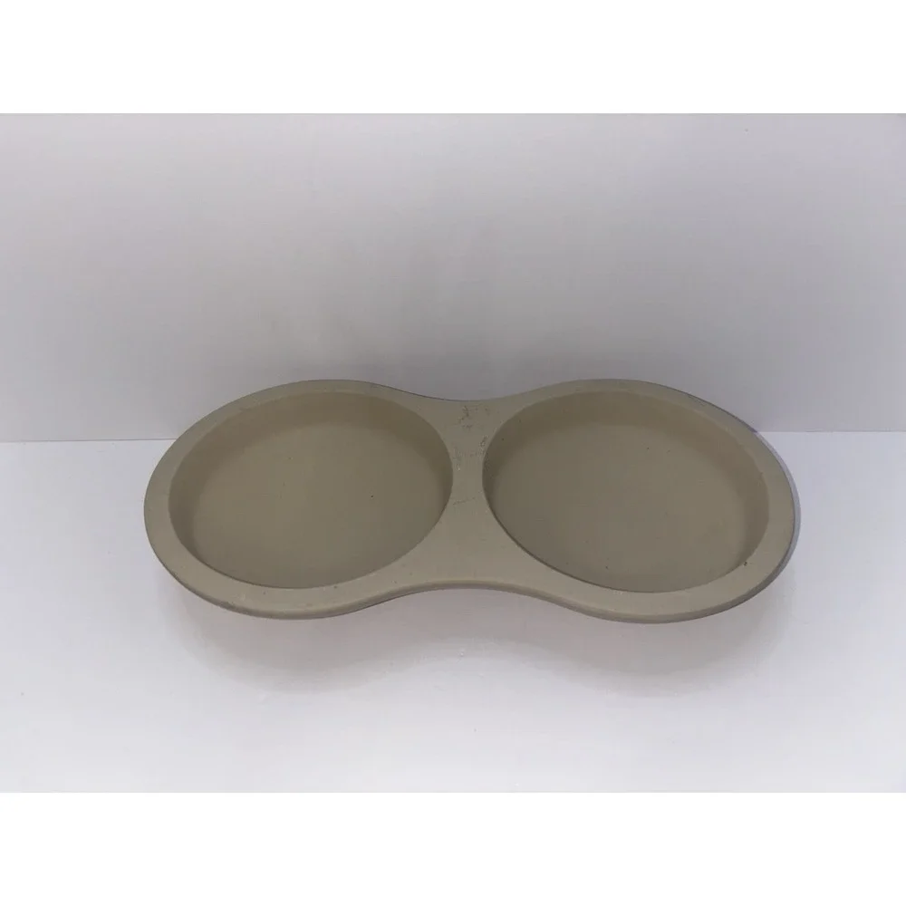 The Pampered Chef‎ Microwave Double Egg Cooker Stoneware Made in USA 2171 NWOB